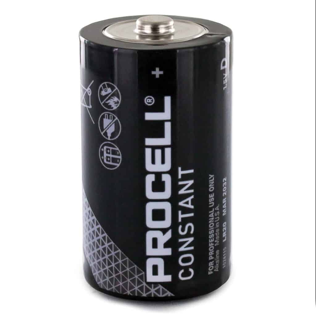 Duracell Procell Constant Power D Batteries Box Of 10 Cell Pack