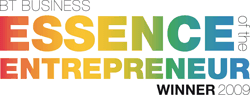 BT Business Essence of the Entrepreneur Winner 2009 Logo