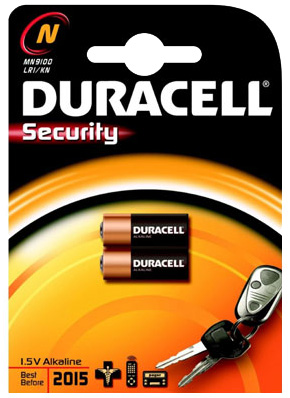 Duracell Security 2 x N MN9100 Batteries