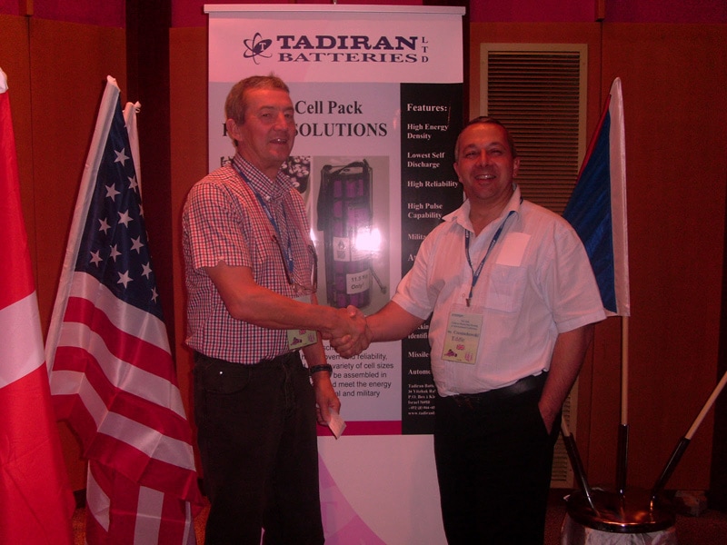 Les and Eddie Tadiran Batteries International Sales Conference 2010