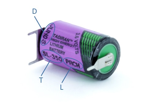 Marking and Traceability of Tadiran Batteries