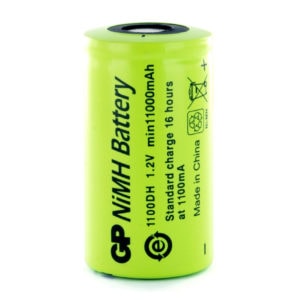 GP Batteries GP1100DH D Rechargeable Battery