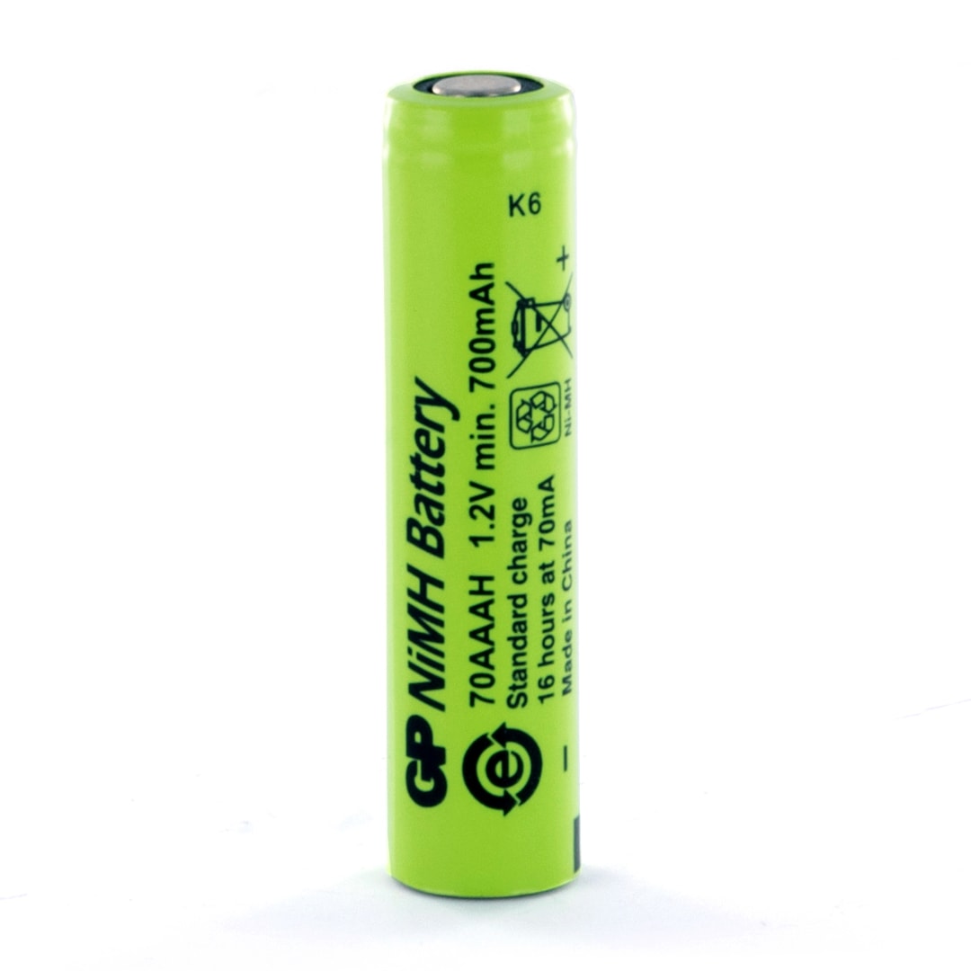 Batteries AA rechargeables 1.3Ah Duracell, NiMH, 1.2V