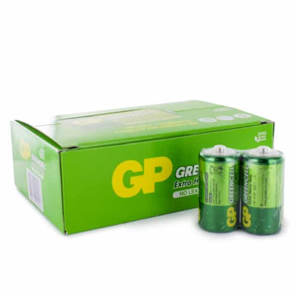 GP Batteries Greencell D Batteries | Box of 20