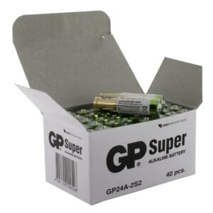 GP Batteries Super Alkaline AAA Batteries | Box of 40