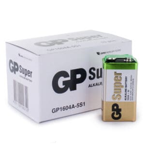 GP Batteries Super Alkaline PP3 (9V) Battery | Box of 10