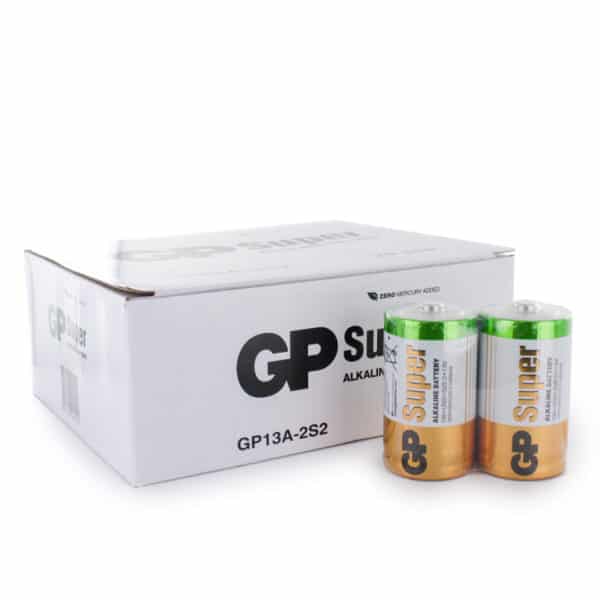 GP Batteries Super Alkaline D Batteries | Box of 20