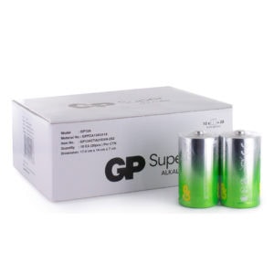 GP Batteries Super Alkaline D Batteries | Box of 20