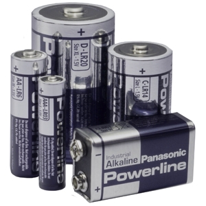 POWERLINE LR03 PANASONIC - Battery: alkaline, 1.5V; AAA; non-rechargeable;  BAT-LR03