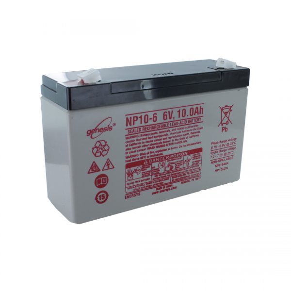 EnerSys NP10-6 Rechargeable Sealed Lead Acid (SLA) Battery