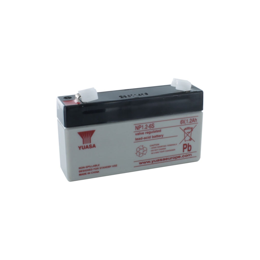 Yuasa NP1.2-6 Rechargeable Sealed Lead Acid (SLA) Battery - Cell Pack ...