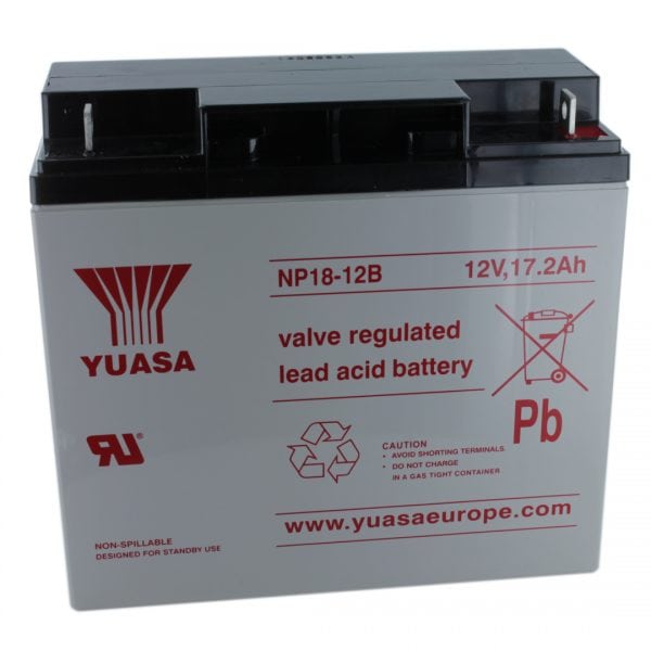 Yuasa NP18-12B Rechargeable Sealed Lead Acid (SLA) Battery