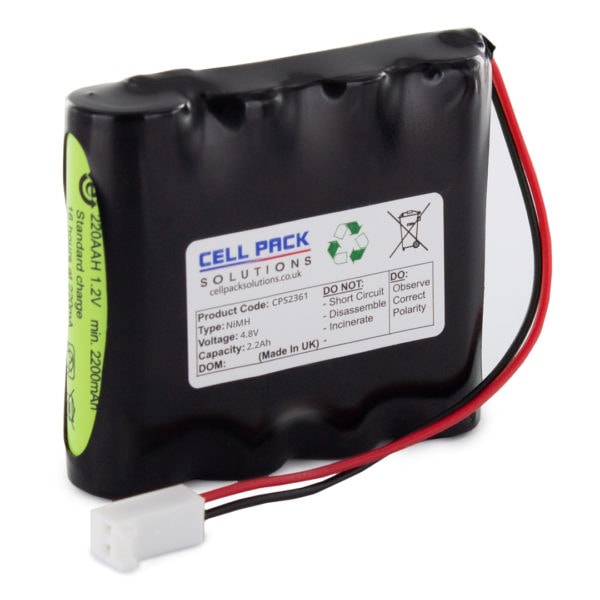 Cell Pack Solutions CPS2361 4.8V 2.2Ah NiMH Battery Pack 4C Format