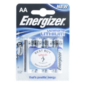 Energizer Ultimate Lithium AA Batteries | Pack of 4