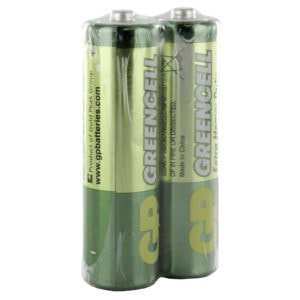 GP Batteries Greencell AA Batteries | Shrink of 2