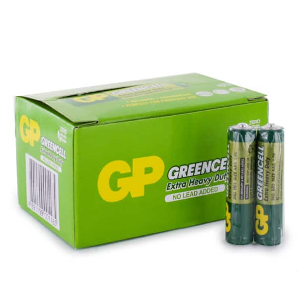 GP Batteries Greencell AAA Batteries | Box of 40