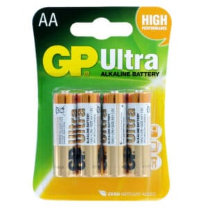 GP Batteries Ultra Alkaline 4xAA GP15AU Batteries