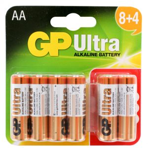 GP Batteries Ultra Alkaline 8 x AA 4 Free Batteries