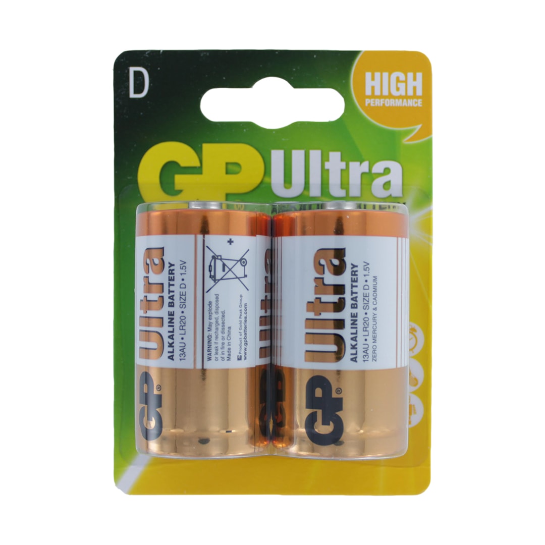 GP Batteries Ultra Alkaline D Batteries - Cell Pack Solutions