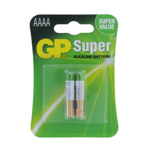 GP Batteries Super Alkaline AAAA Batteries | Pack of 2