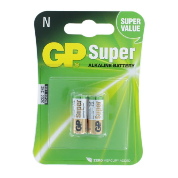 GP Batteries Super Alkaline N Batteries | Pack of 2
