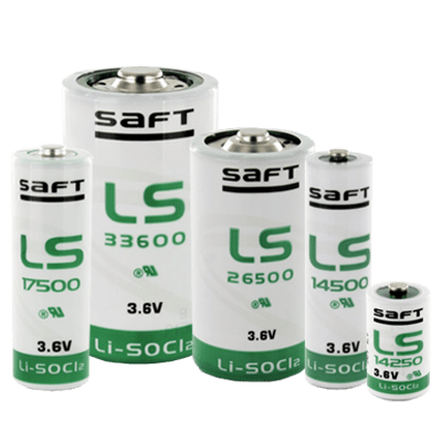 Saft LS14500 Battery - 3.6V Lithium (Li-SOCl2) AA (50 piece Minimum)