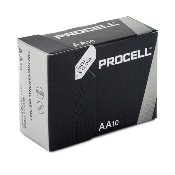 Duracell Procell Constant Power AA Batteries | Box of 10 - Cell Pack ...