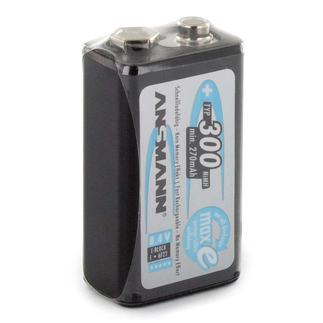 maxE PP3 (8.4V) 300mAh Battery Cell Pack