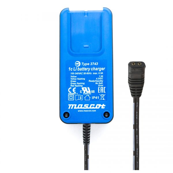 Mascot Blueline 3743 LI 1 Cell 3.7V 1.5A Li-Ion Battery Charger