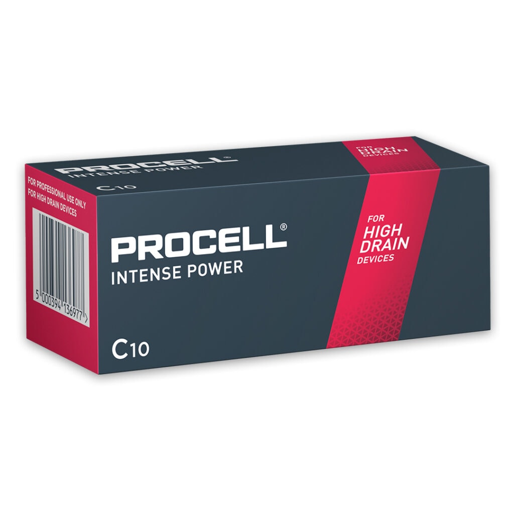 Duracell Procell Intense D Batteries | Box of 10 - Cell Pack Solutions