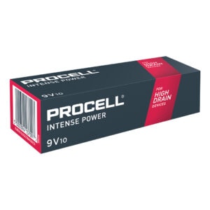 Duracell Procell Intense PP3 (9V) Batteries | Box of 10