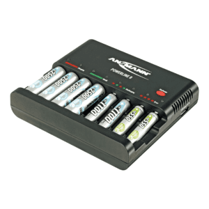 Ansmann Powerline 8 Intelligent AAA AA Battery Charger With Cells