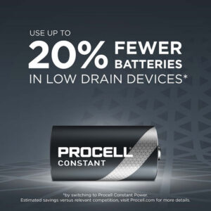 Duracell Procell Constant C 20 Fewer