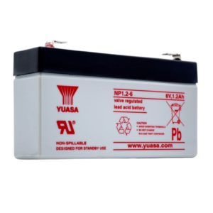 Yuasa NP1.2-6 Rechargeable Sealed Lead Acid (SLA) Battery