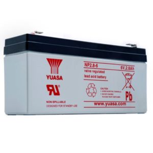 Yuasa NP2.8-6 Rechargeable Sealed Lead Acid (SLA) Battery