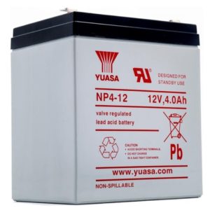 Yuasa NP4-12 Rechargeable Sealed Lead Acid (SLA) Battery
